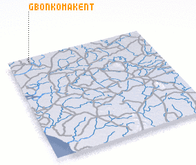 3d view of Gbonkomakent