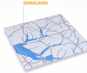 3d view of Gourel Diéri