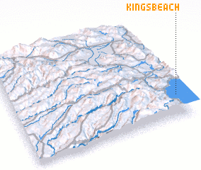 3d view of Kings Beach