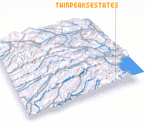 3d view of Twin Peaks Estates