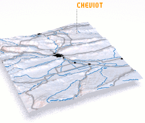 3d view of Cheviot