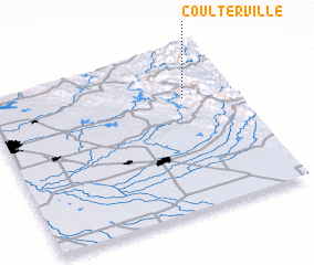 3d view of Coulterville