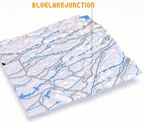 3d view of Blue Lake Junction