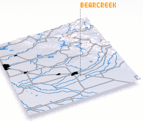 3d view of Bear Creek