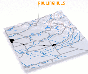 3d view of Rolling Hills