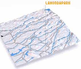 3d view of La Honda Park