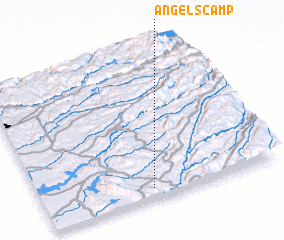 3d view of Angels Camp