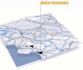 3d view of Arroyo Grande