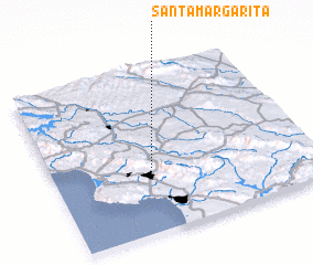 3d view of Santa Margarita