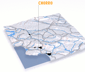 3d view of Chorro