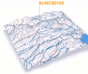 3d view of Blue Canyon