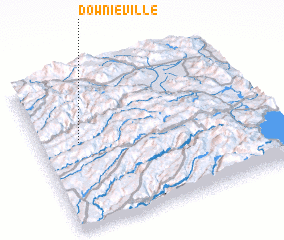 3d view of Downieville