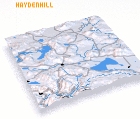 3d view of Hayden Hill