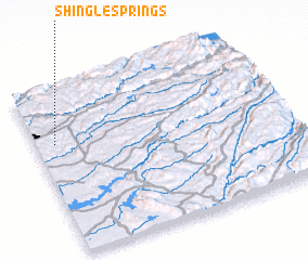 3d view of Shingle Springs