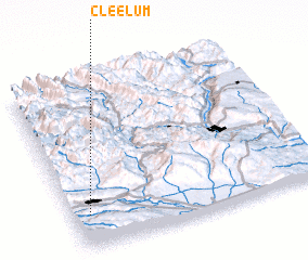 3d view of Cle Elum