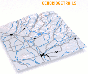 3d view of Echo Ridge Trails