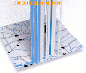 3d view of Sunset Mobile Home Park