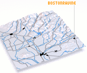 3d view of Boston Ravine