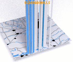 3d view of El Dorado Hills