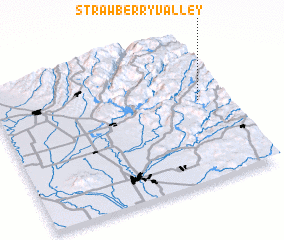 3d view of Strawberry Valley