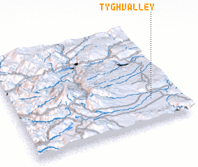 3d view of Tygh Valley