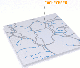 3d view of Cache Creek