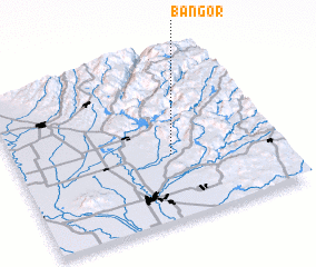 3d view of Bangor