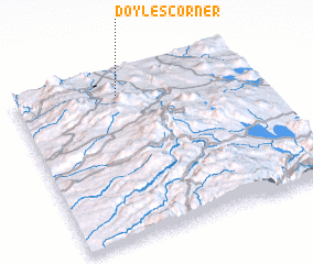 3d view of Doyles Corner