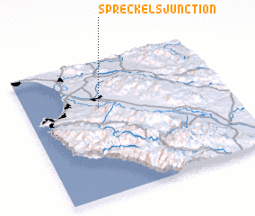 3d view of Spreckels Junction