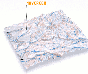 3d view of May Creek