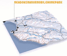 3d view of Meadows Manor Mobile Home Park