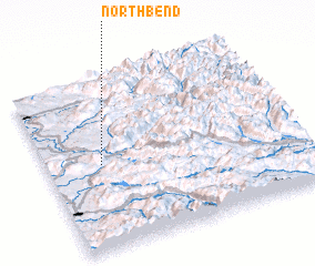 3d view of North Bend