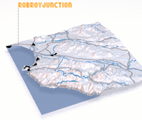 3d view of Rob Roy Junction