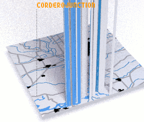 3d view of Cordero Junction