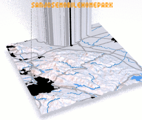 3d view of San Jose Mobile Home Park