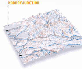 3d view of Monroe Junction