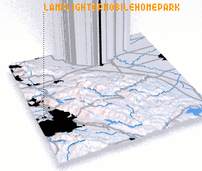 3d view of Lamplighter Mobile Home Park