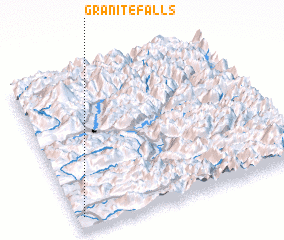 3d view of Granite Falls