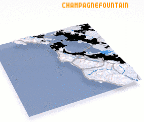 3d view of Champagne Fountain