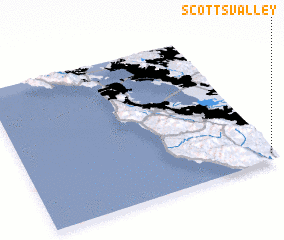 3d view of Scotts Valley