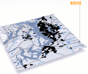 3d view of Boise