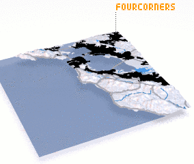 3d view of Four Corners