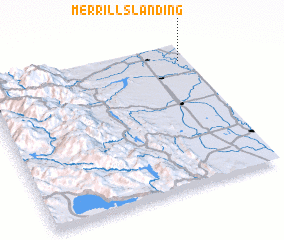 3d view of Merrills Landing