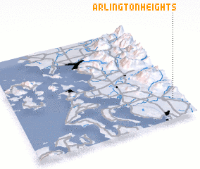 3d view of Arlington Heights