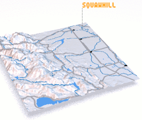 3d view of Squaw Hill