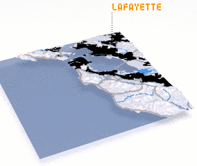 3d view of Lafayette