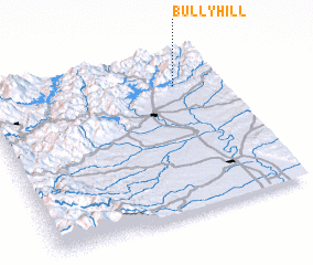 3d view of Bully Hill