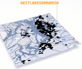 3d view of West Lake Sammamish