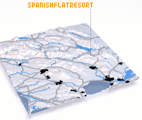 3d view of Spanish Flat Resort