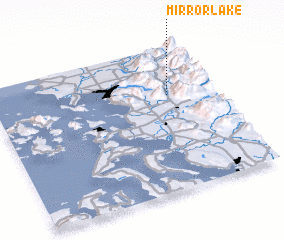 3d view of Mirror Lake